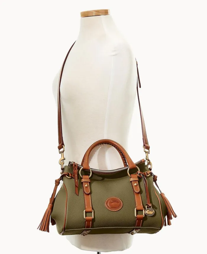 All Weather Leather 30 Satchel 30 Green Woman Dooney and Bourke Satchels All Weather Leather 30 Satchel 30 Green Woman Dooney and Bourke Satchels