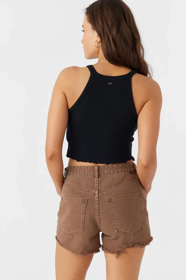 ALYX RIB KNIT TANK TOP Black Women O039NEILL Collections