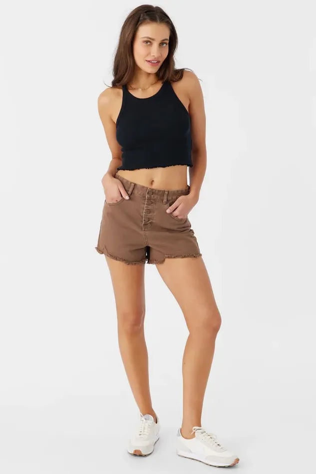 ALYX RIB KNIT TANK TOP Black Women O039NEILL Collections