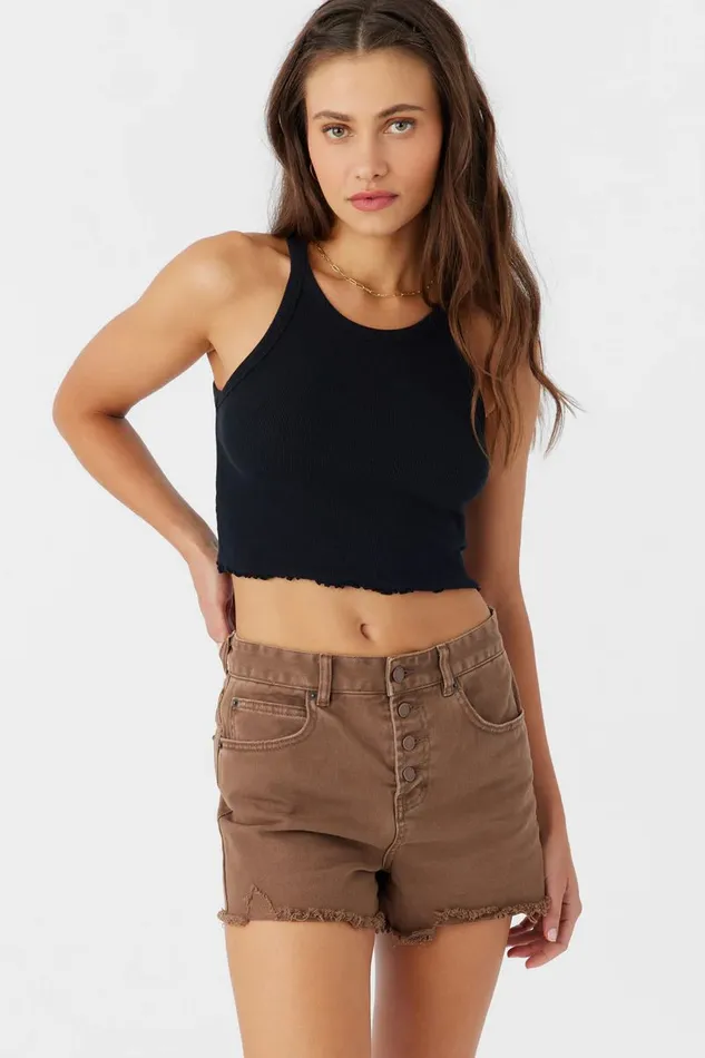 ALYX RIB KNIT TANK TOP Black Women O039NEILL Collections