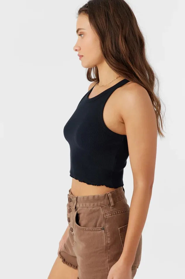 ALYX RIB KNIT TANK TOP Black Women O039NEILL Collections