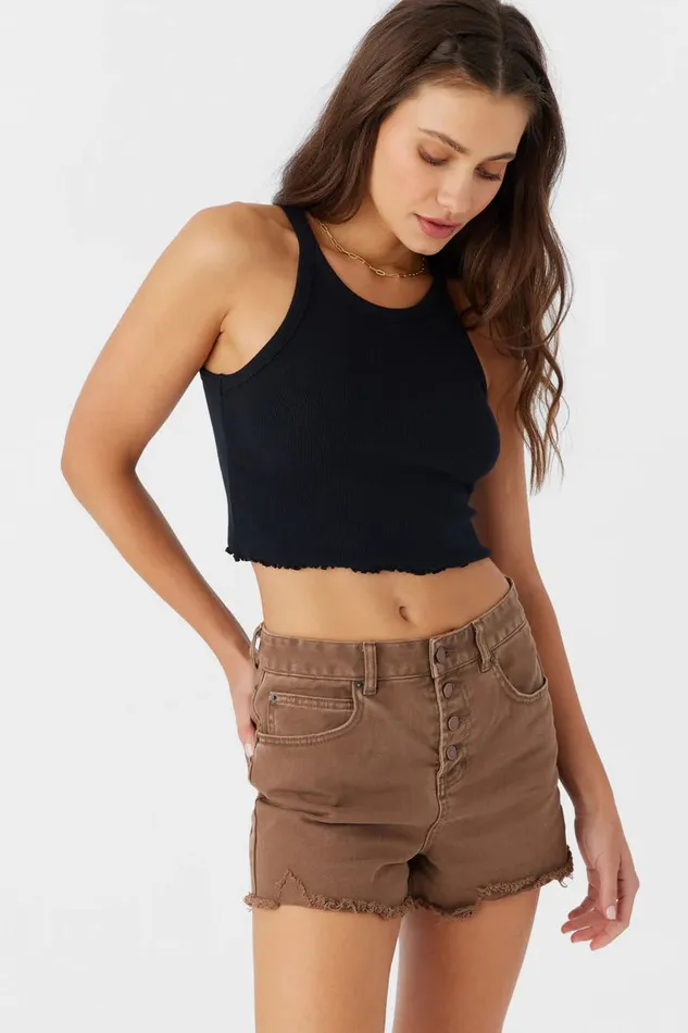 ALYX RIB KNIT TANK TOP Black Women O039NEILL Collections