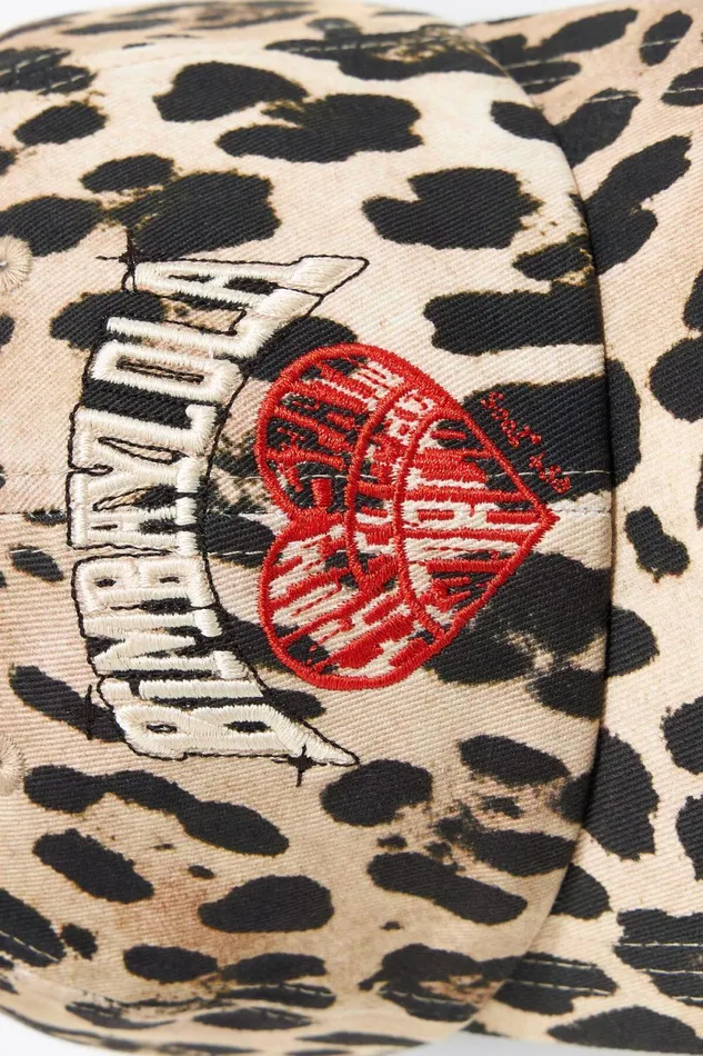 Animal Print Cotton Cap Leopard Natural Women Bimba Y Lola Hats And Caps Animal Print Cotton Cap Leopard Natural Women Bimba Y Lola Hats And Caps