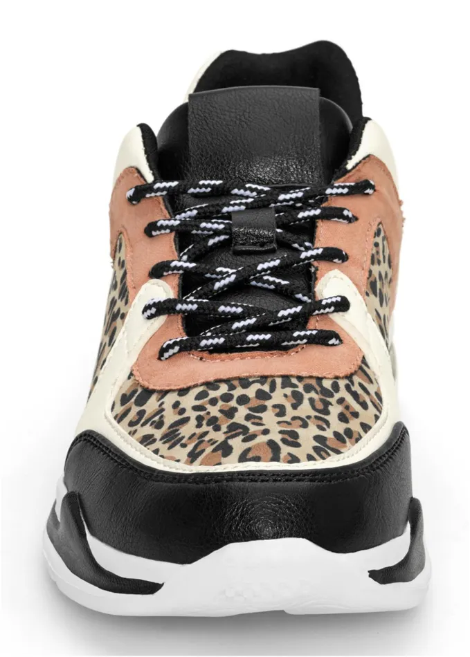 ANIMAL PRINT SNEAKERS Camel Multi Women VENUS Casual