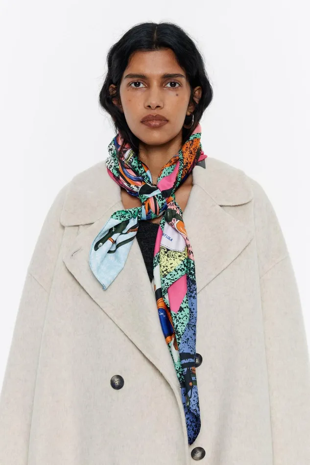 Aquamarine BIMBA Y LOLA Accessories Scarf Aquamarine Women Bimba Y Lola Scarves Aquamarine BIMBA Y LOLA Accessories Scarf Aquamarine Women Bimba Y Lola Scarves
