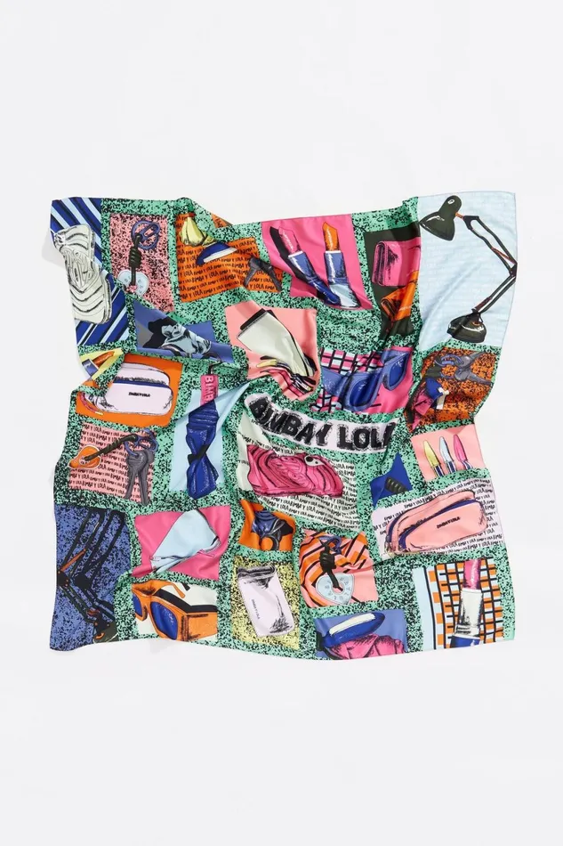 Aquamarine BIMBA Y LOLA Accessories Scarf Aquamarine Women Bimba Y Lola Scarves Aquamarine BIMBA Y LOLA Accessories Scarf Aquamarine Women Bimba Y Lola Scarves