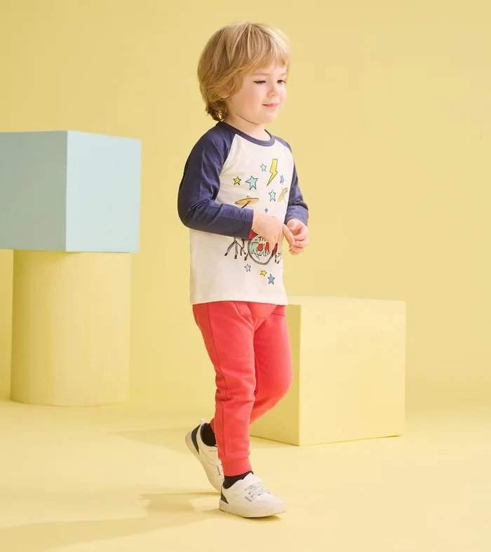 Baby and Toddler Boys Drum Kit Long Sleeve TShirt Hatley