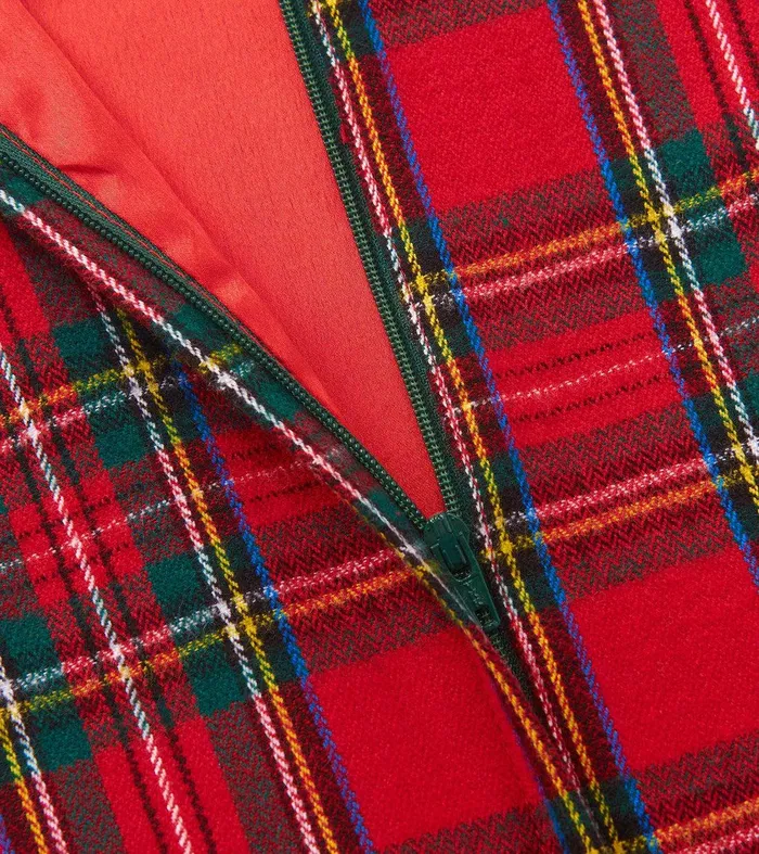 Baby and Toddler Red Plaid Pinafore Dress Hatley