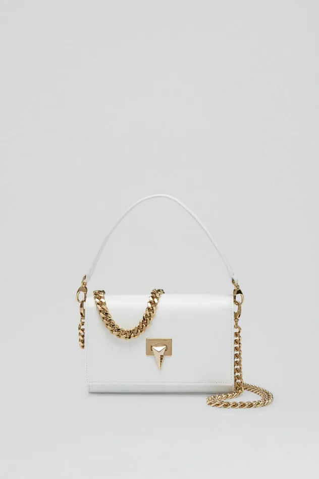 Bags Women Scanlan Theodore TRIANGLE CHAIN BAG White Bags Women Scanlan Theodore TRIANGLE CHAIN BAG White