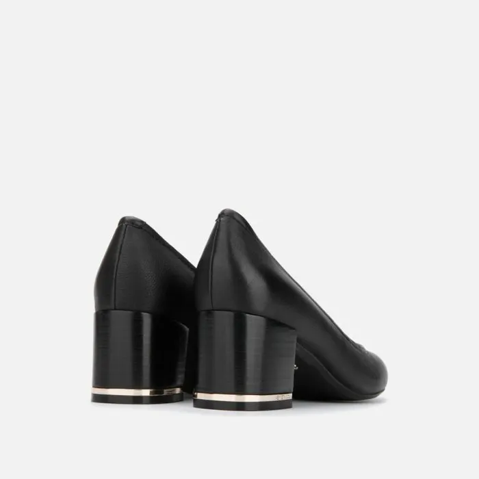 Balance Leather Pump Black Women Kenneth Cole Heels