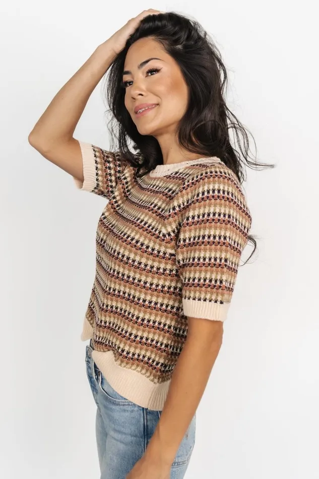 Baltic Born Blouses Shirts Women Scout Knit Sweater Top Multi Baltic Born Blouses Shirts Women Scout Knit Sweater Top Multi