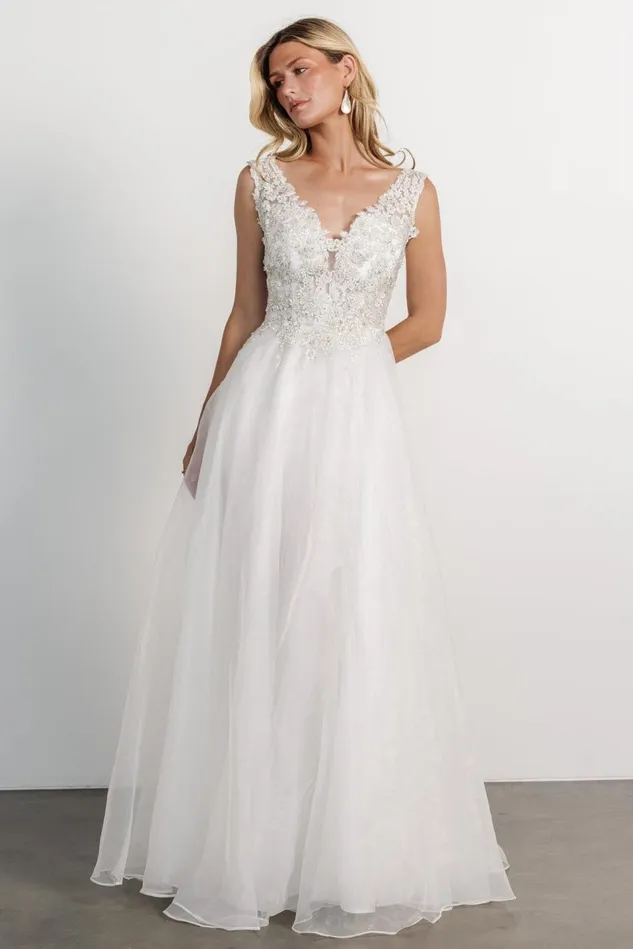 Baltic Born Bridal Women Majestic Bridal Gown White Baltic Born Bridal Women Majestic Bridal Gown White