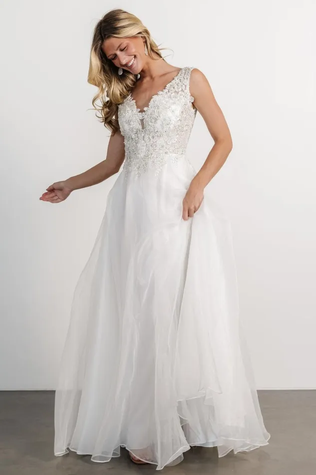 Baltic Born Bridal Women Majestic Bridal Gown White Baltic Born Bridal Women Majestic Bridal Gown White