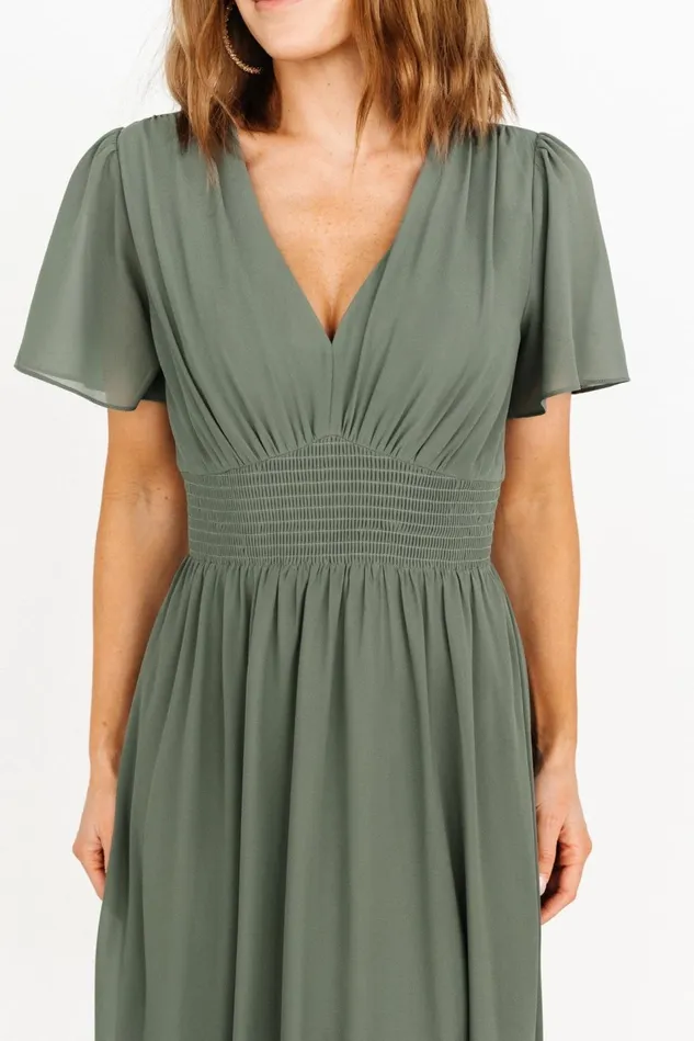 Baltic Born Bump Friendly Women Birdie Maxi Dress Dark Sage Baltic Born Bump Friendly Women Birdie Maxi Dress Dark Sage