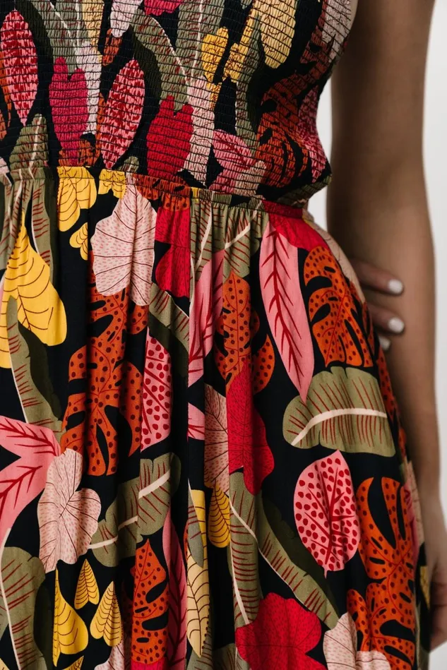 Baltic Born Bump Friendly Women Kota Halter Maxi Dress Navy Multi Print Baltic Born Bump Friendly Women Kota Halter Maxi Dress Navy Multi Print