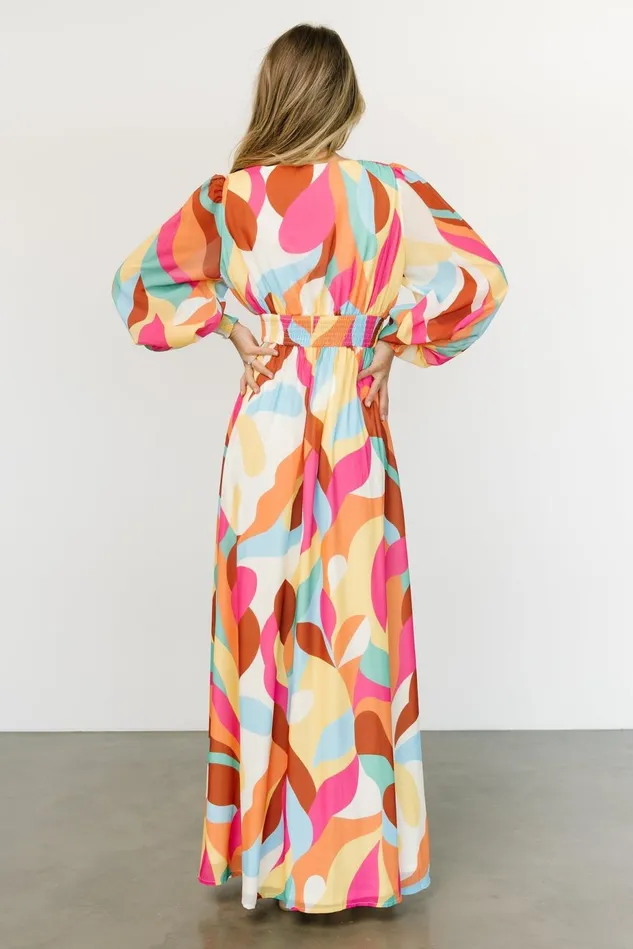 Baltic Born Bump Friendly Women Lawson Maxi Dress Multi Print Baltic Born Bump Friendly Women Lawson Maxi Dress Multi Print