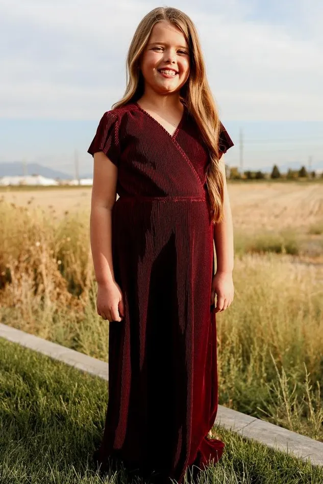 Baltic Born Flower Girl Women Youth Athena Pleated Maxi Dress Mulberry Baltic Born Flower Girl Women Youth Athena Pleated Maxi Dress Mulberry