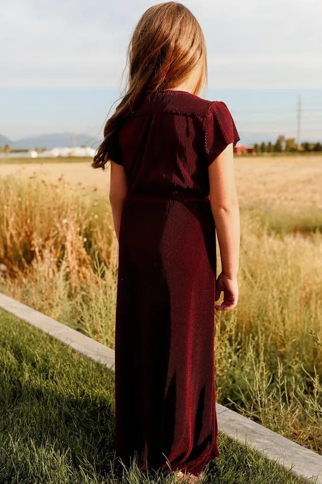 Baltic Born Flower Girl Women Youth Athena Pleated Maxi Dress Mulberry Baltic Born Flower Girl Women Youth Athena Pleated Maxi Dress Mulberry