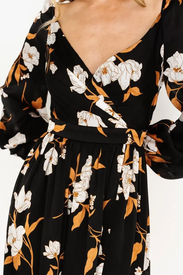Baltic Born Maxi Dresses Women Tristan Maxi Dress Black Floral Baltic Born Maxi Dresses Women Tristan Maxi Dress Black Floral