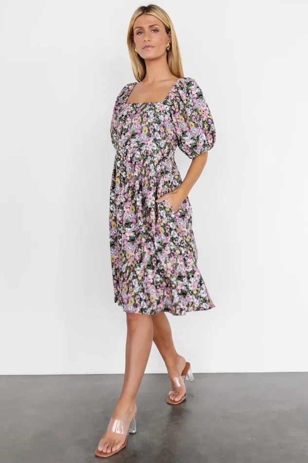 Baltic Born Midi Dresses Women Joyce Corduroy Dress Multi Baltic Born Midi Dresses Women Joyce Corduroy Dress Multi