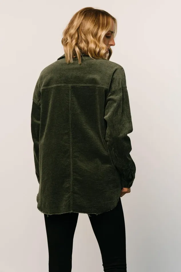 Baltic Born Outerwear Women Greeley Corduroy Jacket Deep Green Baltic Born Outerwear Women Greeley Corduroy Jacket Deep Green