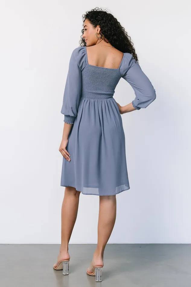 Baltic Born Short Dresses Women Elise Short Dress Whisper Blue Baltic Born Short Dresses Women Elise Short Dress Whisper Blue