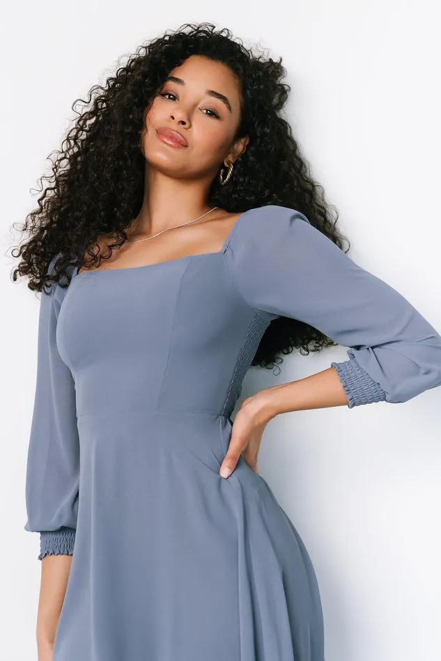 Baltic Born Short Dresses Women Elise Short Dress Whisper Blue Baltic Born Short Dresses Women Elise Short Dress Whisper Blue