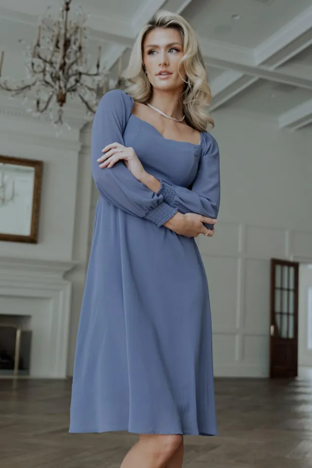 Baltic Born Short Dresses Women Elise Short Dress Whisper Blue Baltic Born Short Dresses Women Elise Short Dress Whisper Blue