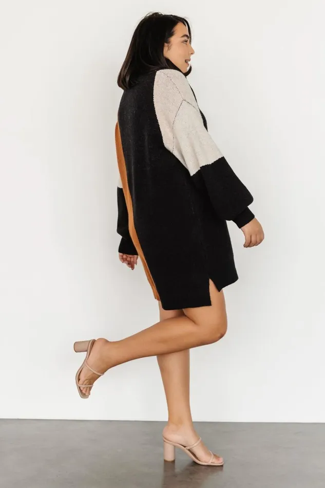 Baltic Born Sweaters Women Diego Sweater Dress Black Multi Baltic Born Sweaters Women Diego Sweater Dress Black Multi