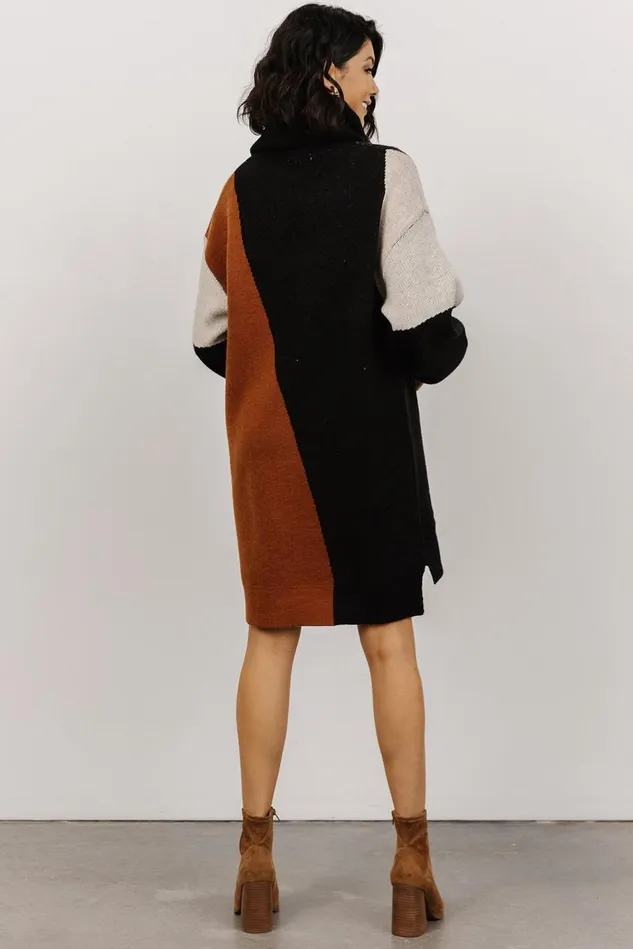 Baltic Born Sweaters Women Diego Sweater Dress Black Multi Baltic Born Sweaters Women Diego Sweater Dress Black Multi