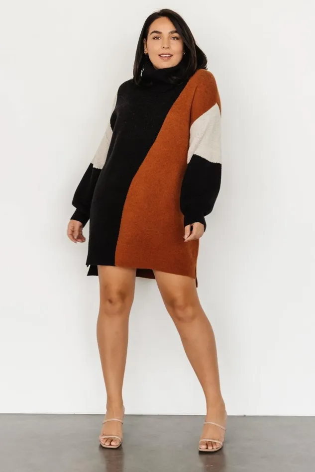 Baltic Born Sweaters Women Diego Sweater Dress Black Multi Baltic Born Sweaters Women Diego Sweater Dress Black Multi