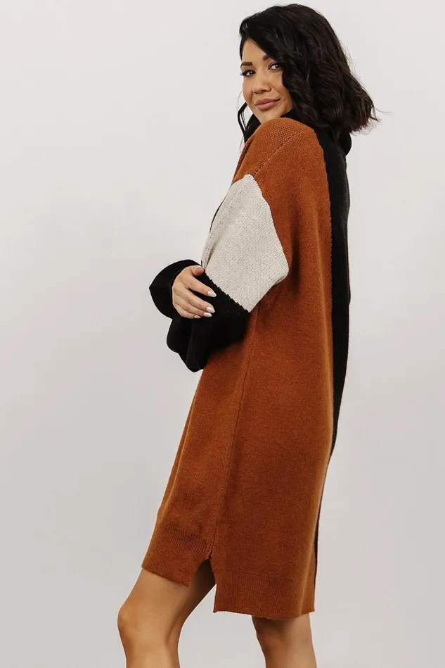 Baltic Born Sweaters Women Diego Sweater Dress Black Multi Baltic Born Sweaters Women Diego Sweater Dress Black Multi