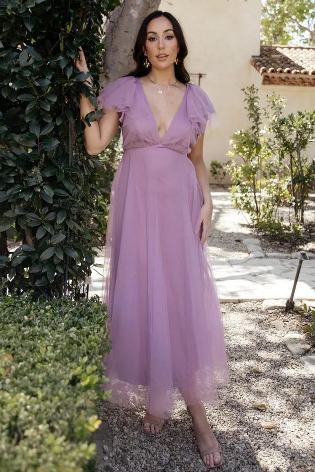 Baltic Born Wedding Guest Women Annabella Tulle Dress Lavender
