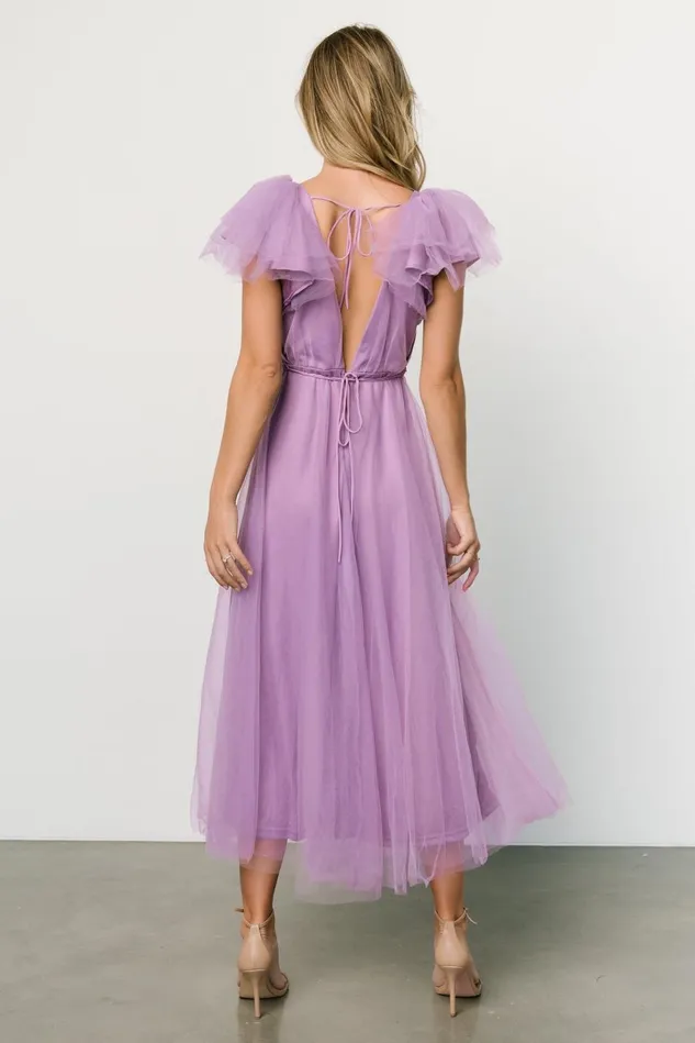 Baltic Born Wedding Guest Women Annabella Tulle Dress Lavender Baltic Born Wedding Guest Women Annabella Tulle Dress Lavender