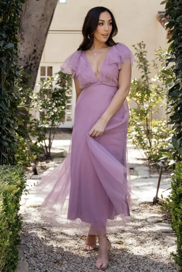 Baltic Born Wedding Guest Women Annabella Tulle Dress Lavender Baltic Born Wedding Guest Women Annabella Tulle Dress Lavender