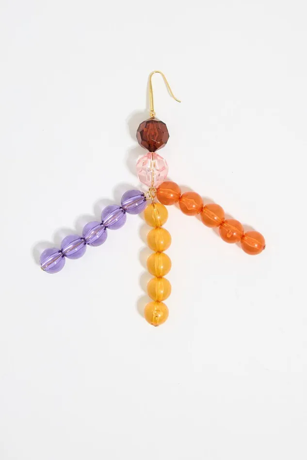 Beaded Gold Metal Earrings Pink Women Bimba Y Lola Jewelry Beaded Gold Metal Earrings Pink Women Bimba Y Lola Jewelry