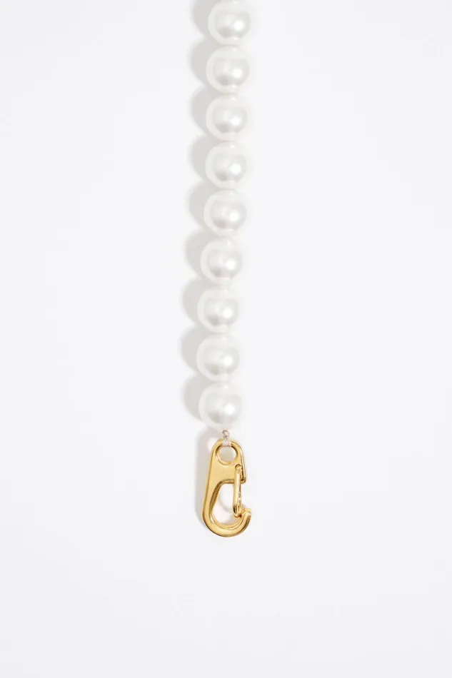 Bee Pearl Necklace Gold Women Bimba Y Lola Jewelry Bee Pearl Necklace Gold Women Bimba Y Lola Jewelry
