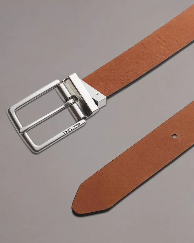 Belts Men Rag and Bone Carter Reversible Belt Black Brown