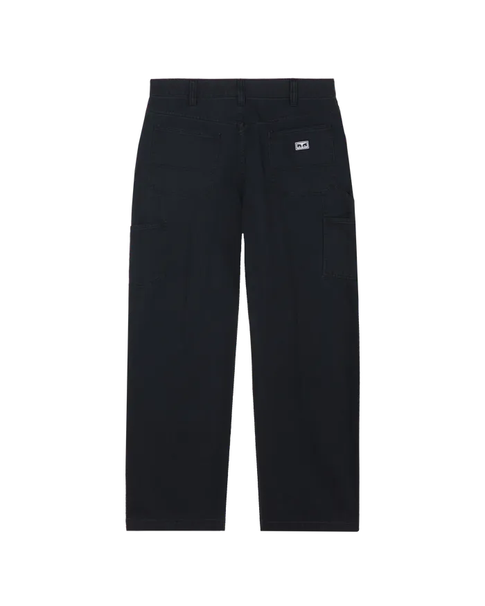 BIG TIMER CARPENTER PANT Anthracite Faded Wash Men BOTTOMS OBEY Clothing