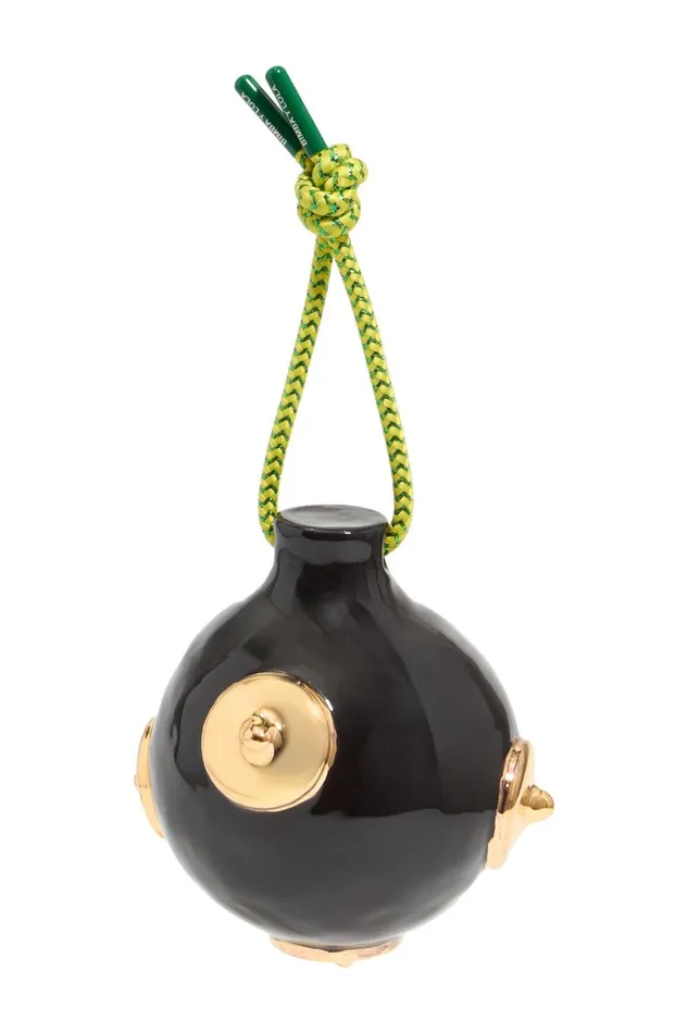Black APAMP Ceramic Christmas Bauble Black Women Bimba Y Lola Christmas Decorations