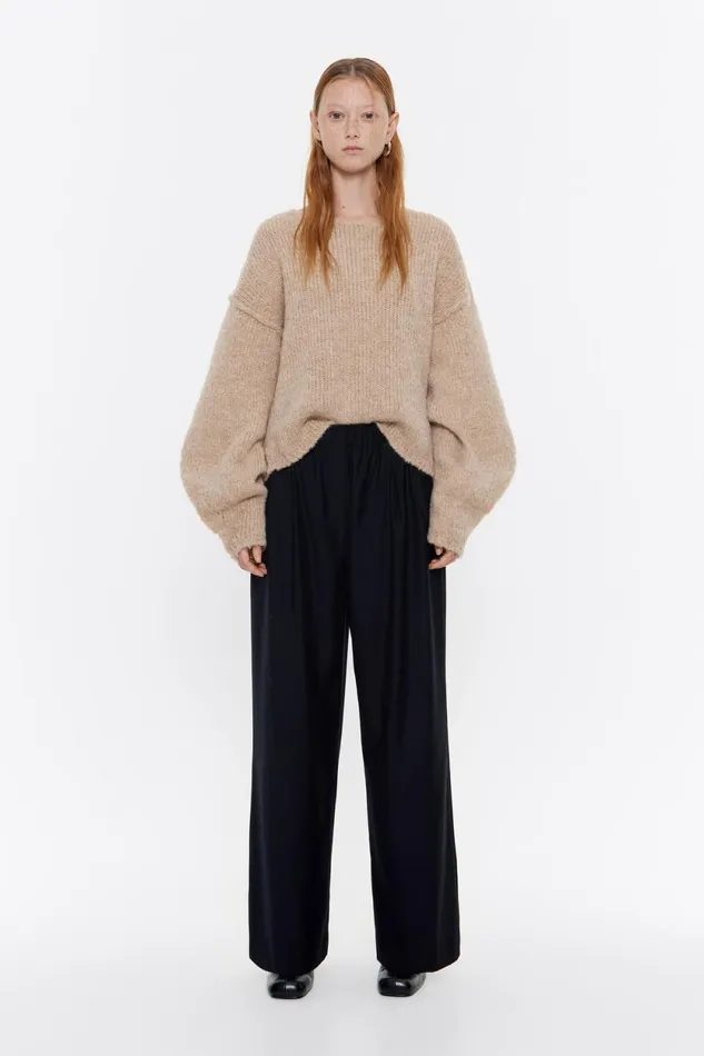 Black Cool Wool Joggers Black Women Bimba Y Lola Trousers