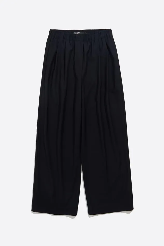 Black Cool Wool Joggers Black Women Bimba Y Lola Trousers Black Cool Wool Joggers Black Women Bimba Y Lola Trousers