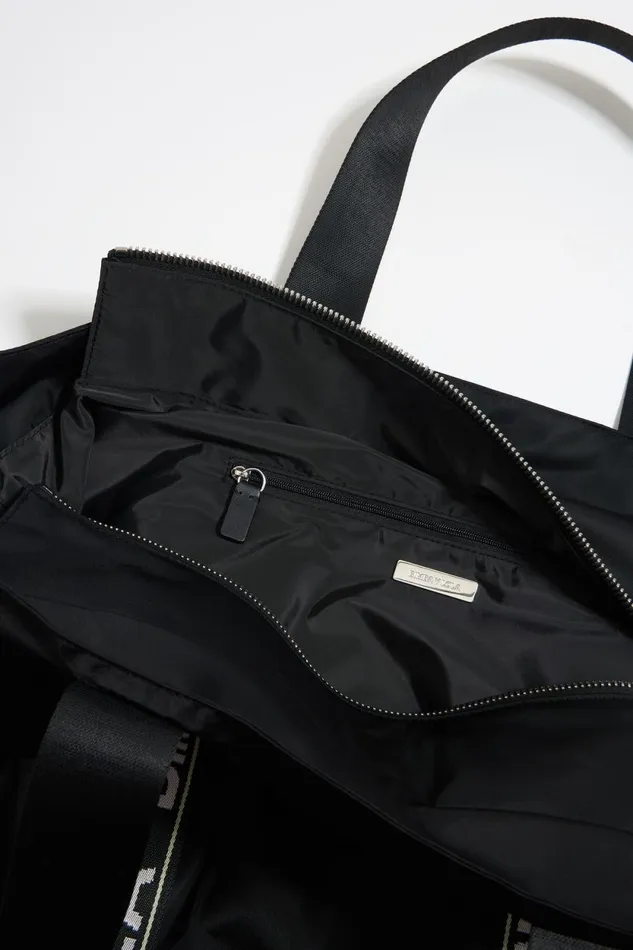 Black Nylon Maxi Shopper Bag Black Women Bimba Y Lola Shoppers Black Nylon Maxi Shopper Bag Black Women Bimba Y Lola Shoppers