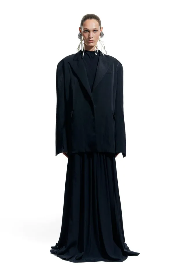 Black Oversize Blazer Black Women Bimba Y Lola Bimba Y Palomo Black Oversize Blazer Black Women Bimba Y Lola Bimba Y Palomo
