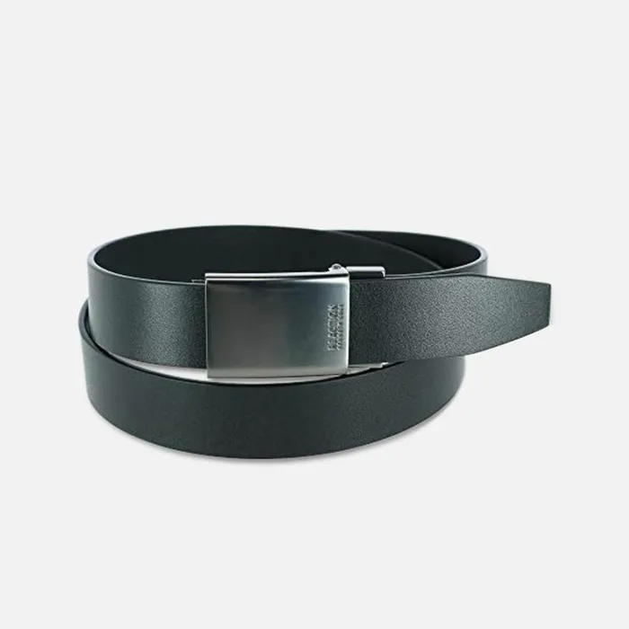 Black Slide Buckle Casual Belt Black Men Kenneth Cole Belts