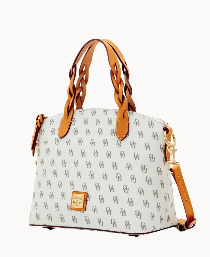 Blakely Small Celeste Satchel Bone Woman Dooney and Bourke Satchels Blakely Small Celeste Satchel Bone Woman Dooney and Bourke Satchels