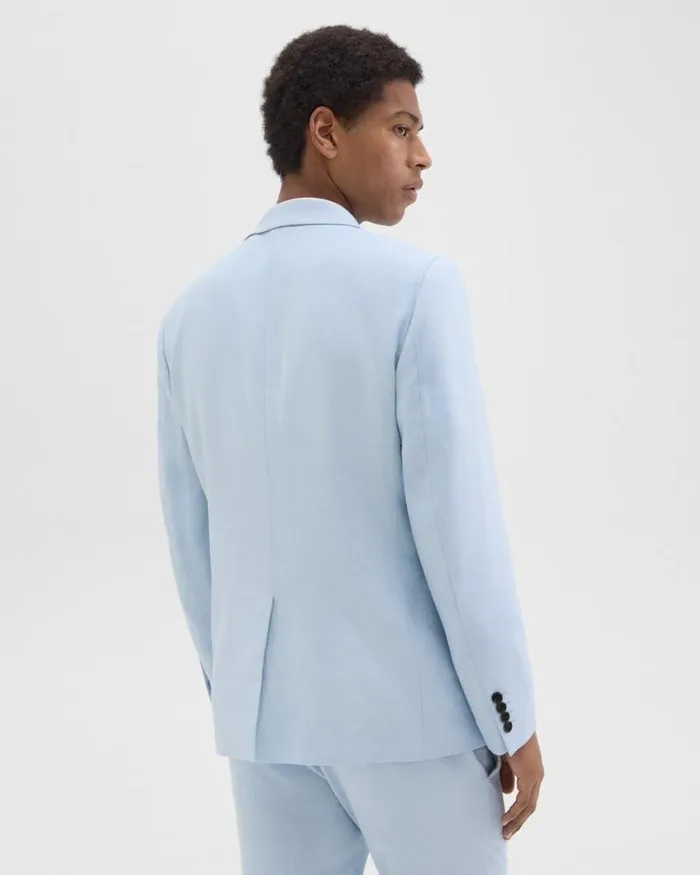 Blazers Jackets Men Theory Morton Slim Blazer In LinenViscose Skylight Blazers Jackets Men Theory Morton Slim Blazer In LinenViscose Skylight