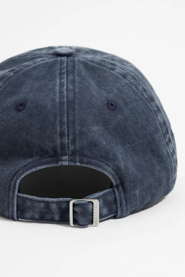 Blue Cotton Cap Navy Women Bimba Y Lola Hats And Caps Blue Cotton Cap Navy Women Bimba Y Lola Hats And Caps