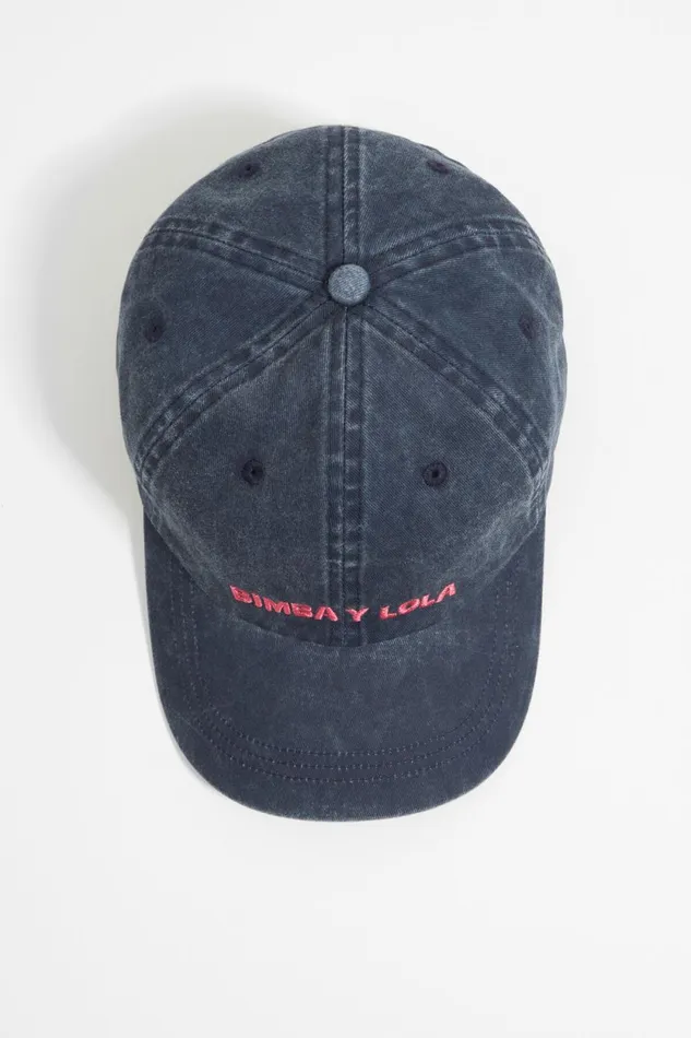 Blue Cotton Cap Navy Women Bimba Y Lola Hats And Caps Blue Cotton Cap Navy Women Bimba Y Lola Hats And Caps