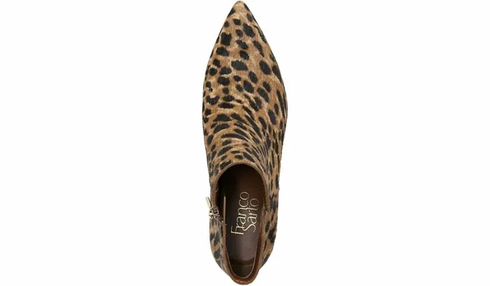 Booties Women Franco Sarto Franco Nest Bootie Leopard Print Calf Hair